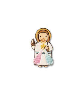 Magnete in resina con Gesù Misericordioso. Fino ad esaurimento scorte.