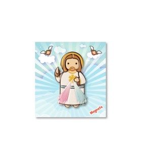 Magnete in resina con Gesù Misericordioso. Fino ad esaurimento scorte.