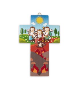 Croce in resina con San Michele. Fino ad esaurimento scorte.