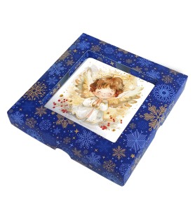 Quadretto in legno con angioletto