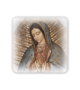 Quadretto in legno Guadalupe con scatola regalo