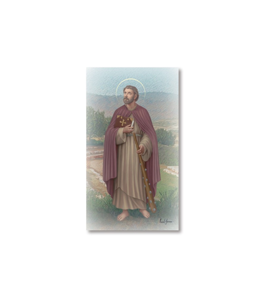 Pacco da 100 pezzi di: Santino San Giacomo con preghiera Pacco da 100 pezzi di: Santino San Giacomo con preghiera