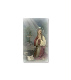 Pacco da 100 pezzi di: Santino Maria Maddalena con preghiera