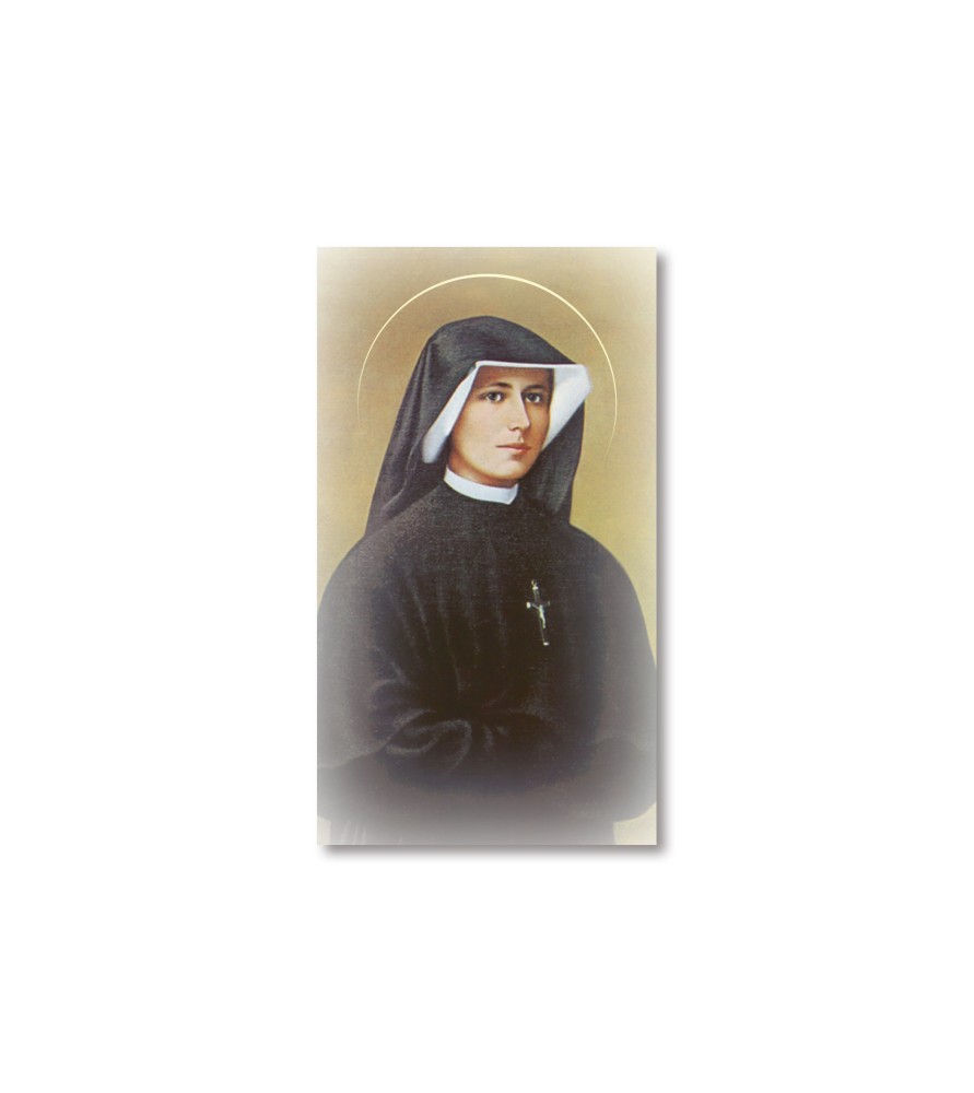 Pacco da 100 pezzi di: Santino Suor Faustina Kowalska con preghiera