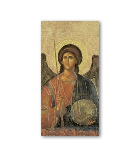 Pacchetto da 100 pezzi di:Segnalibro con oro a caldo dell'icona di San Michele Arcangelo