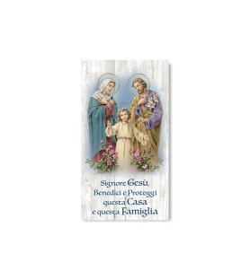 Pacchetto da 100 Cartoncini per Benedizioni con la Sacra Famiglia