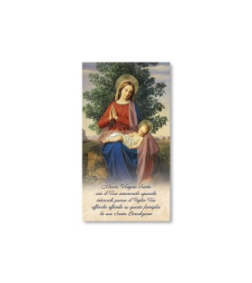 Pacchetto da 100 Cartoncini per Benedizioni con la Madonna con bambino
