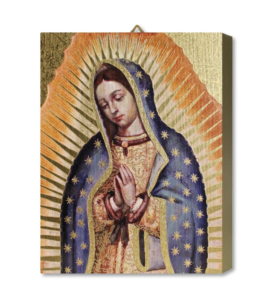 Tavola Lignea della Madonna di Guadalupe in scatola regalo Tavola Lignea della Madonna di Guadalupe in scatola regalo