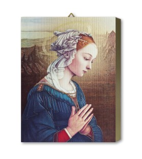 Tavola Lignea della Madonna del Lippi  in scatola regalo
