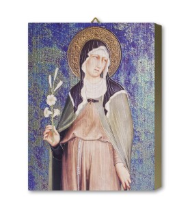 Tavola Lignea di Santa Chiara di Simone Martini in scatola regalo