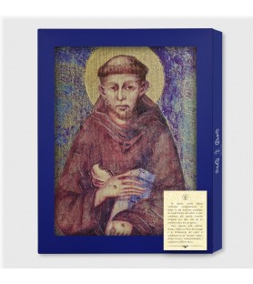 Tavola Lignea di San Francesco dipinto dal Cimabue in scatola regalo