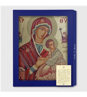 Tavola Lignea dell'icona della Madonna del Perpetuo Soccorso in scatola regalo