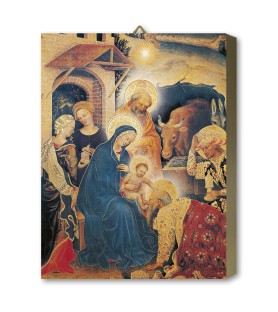 Tavola Lignea dell'Adorazione dei Magi di Gentile da Fabriano in scatola regalo