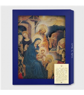 Tavola Lignea dell'Adorazione dei Magi di Gentile da Fabriano in scatola regalo