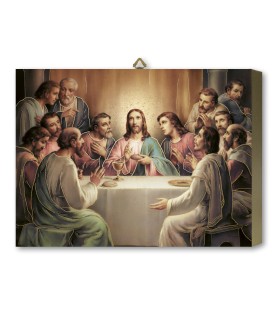 Tavola Lignea dell'Ultima Cena in scatola regalo