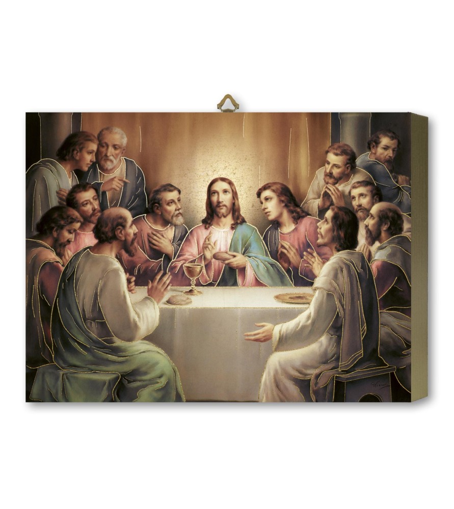 Tavola Lignea dell'Ultima Cena in scatola regalo Tavola Lignea dell'Ultima Cena in scatola regalo