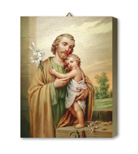 Tavola Lignea di San Giuseppe in scatola regalo