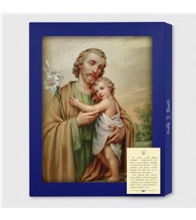Tavola Lignea di San Giuseppe in scatola regalo