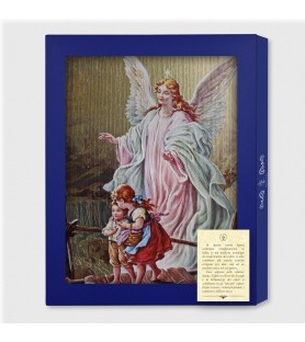 Tavola Lignea dell'Angelo Custode in scatola regalo