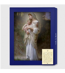 Tavola Lignea della Madonna della Divina Innocenza in scatola regalo