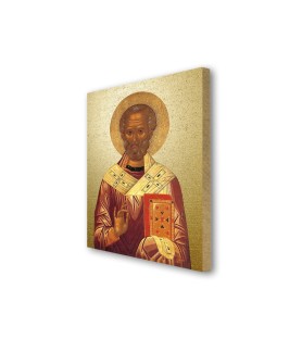Quadretto in MDF di San Nicola