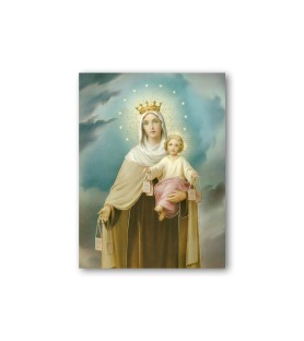 Quadretto in MDF della Madonna del Carmelo
