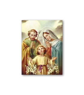 Quadretto in MDF della Sacra Famiglia