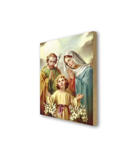 Quadretto in MDF della Sacra Famiglia