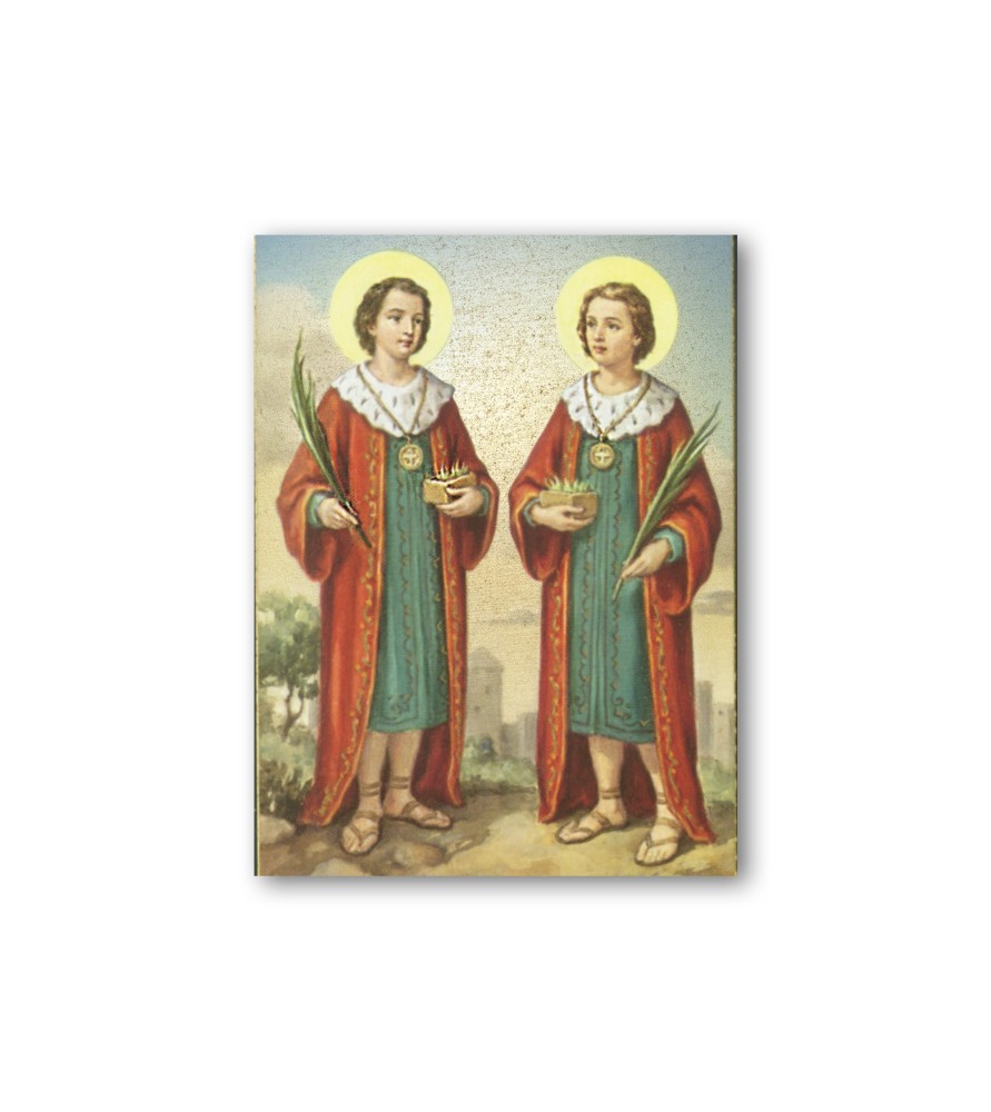Quadretto in MDF dei Santi Medici
