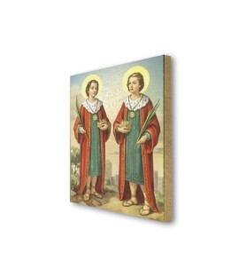 Quadretto in MDF dei Santi Medici
