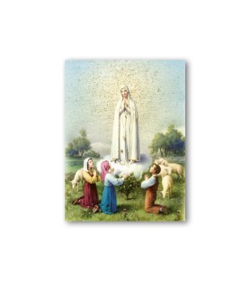 Quadretto in MDF della Madonna di Fatima