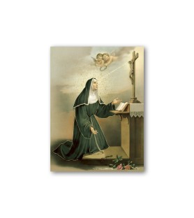 Quadretto in MDF di Santa Rita da Cascia