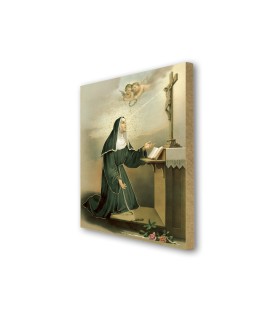 Quadretto in MDF di Santa Rita da Cascia