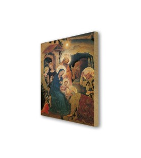 Quadretto in MDF dell'Adorazione dei Magi