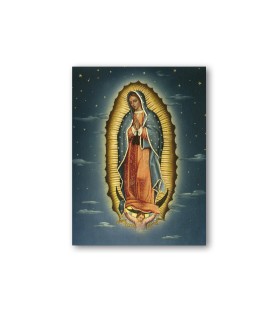 Quadretto in MDF della Madonna di Guadalupe