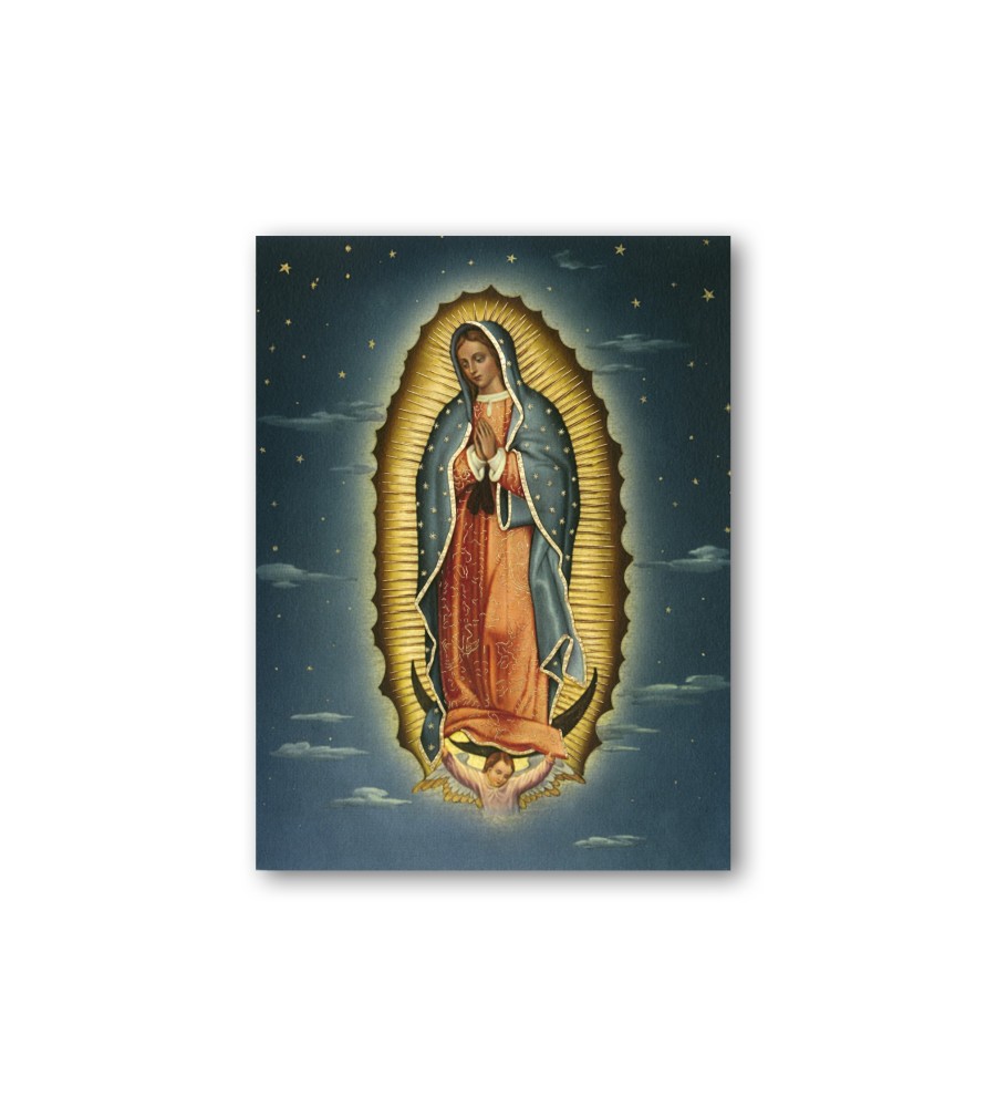 Quadretto in MDF della Madonna di Guadalupe Quadretto in MDF della Madonna di Guadalupe
