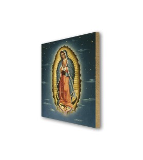 Quadretto in MDF della Madonna di Guadalupe