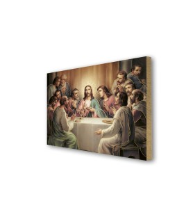 Quadretto in MDF dell'Ultima Cena