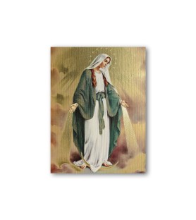 Quadretto in MDF della Madonna Miracolosa