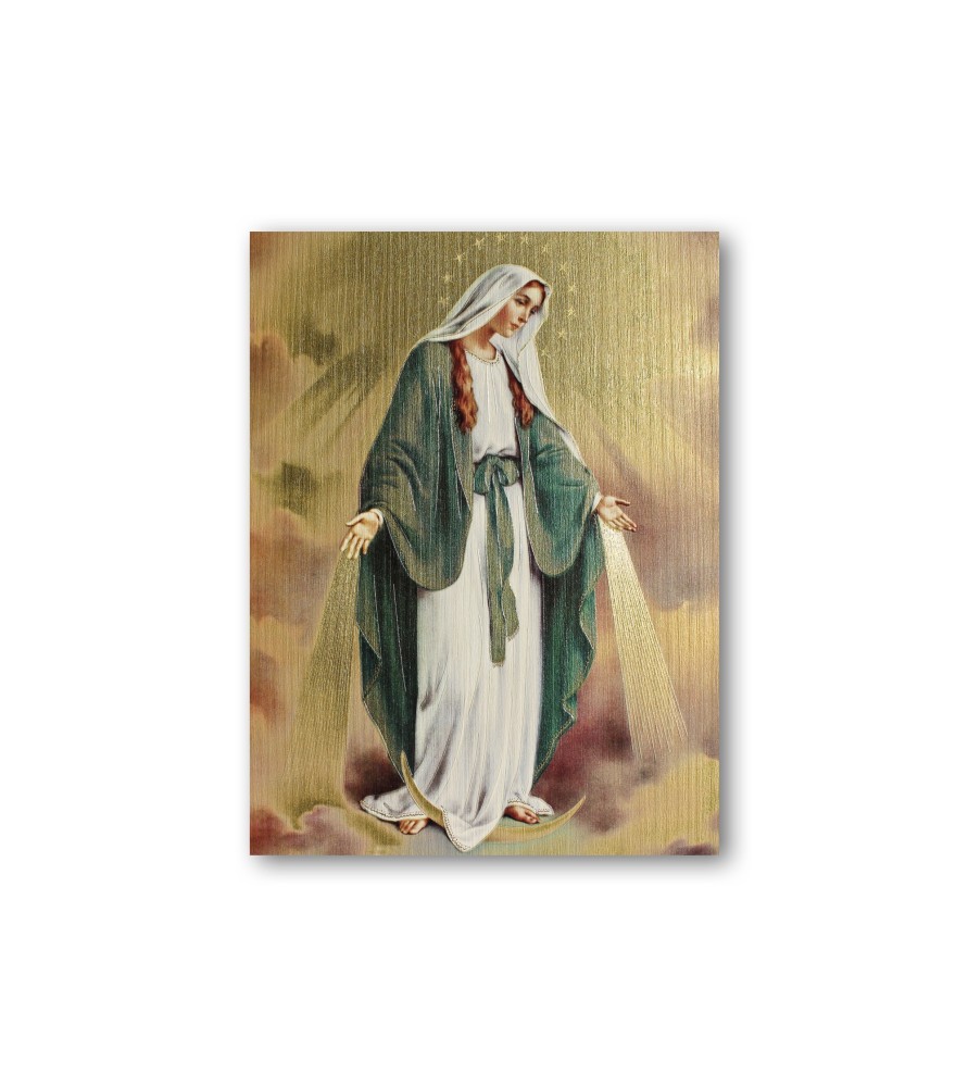 Quadretto in MDF della Madonna Miracolosa