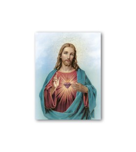 Quadretto in MDF del Sacro Cuore di Gesù
