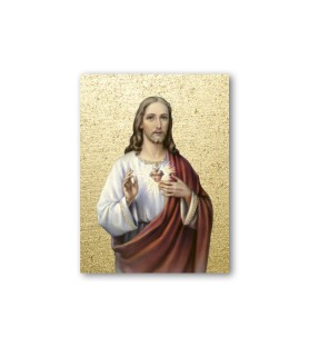 Quadretto in MDF del Sacro Cuore di Gesù