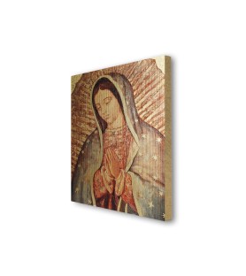 Quadretto in MDF della Madonna di Guadalupe