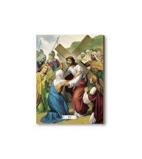 Raccolta di quadretto in MDF raffiguranti la Via Crucis