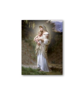 Quadretto in MDF della Madonna della Divina Innocenza