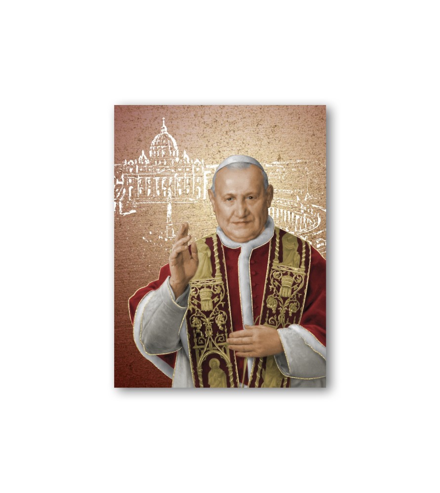 Quadretto in MDF di Papa Giovanni XXIII