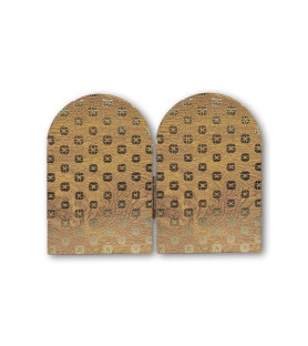 Dittico in legno di Gesù Misericordioso con preghiera
