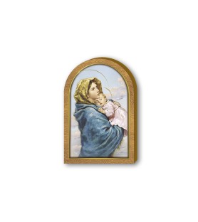 Cappelletta in legno della Madonna con bambino