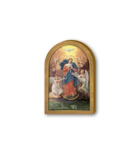 Cappelletta in legno della Maria che scioglie i nodi