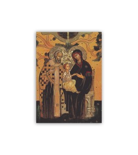 Poster con l'immagine della Sacra Famiglia